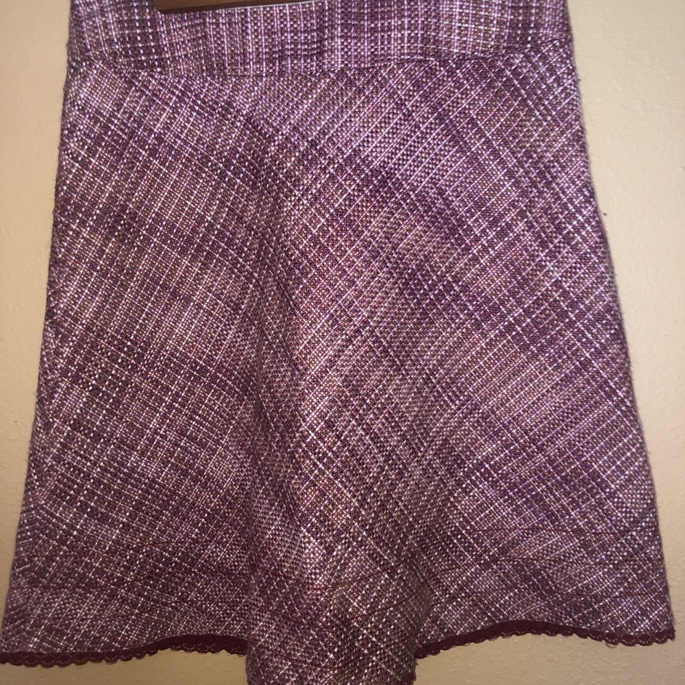 Gorgeous burgundy/deep berry tweed skirt